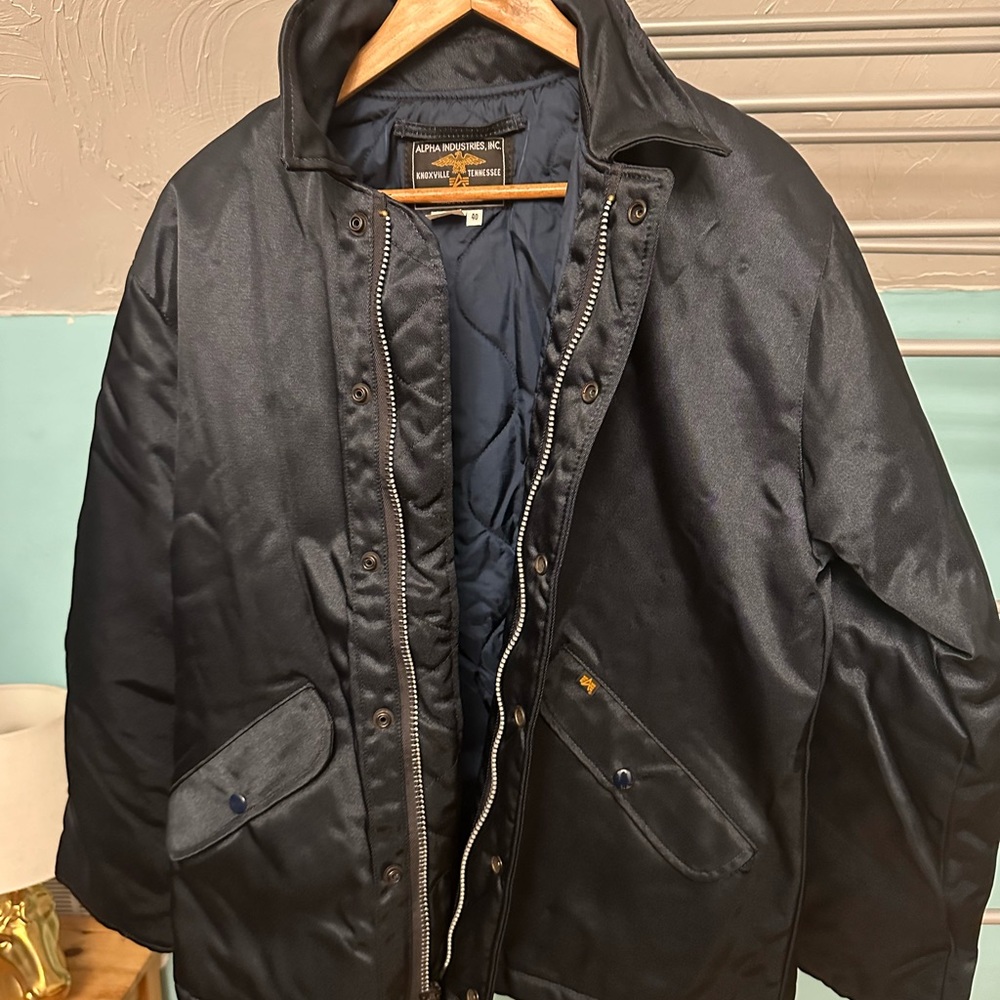 Alpha industries Blue Navy jacket - Picture 2 of 6